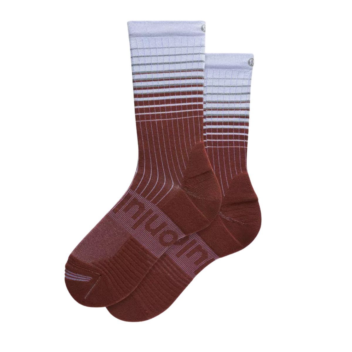 Unisex Power Stride Crew SocksReflective Grid