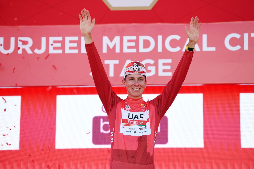 New UAE Tour leader Tadej Pogacar