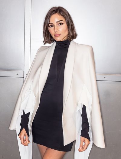 new york, ny september 06 actress olivia culpo arrives to pamella roland spring 2018 collection show during new york fashion week at pier 59 on september 6, 2017 in new york city photo by gilbert carrasquillogc images
