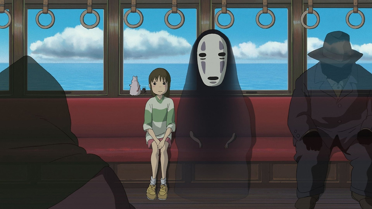 The train scene from Hayao Miyazaki&#039;s Spirited Away