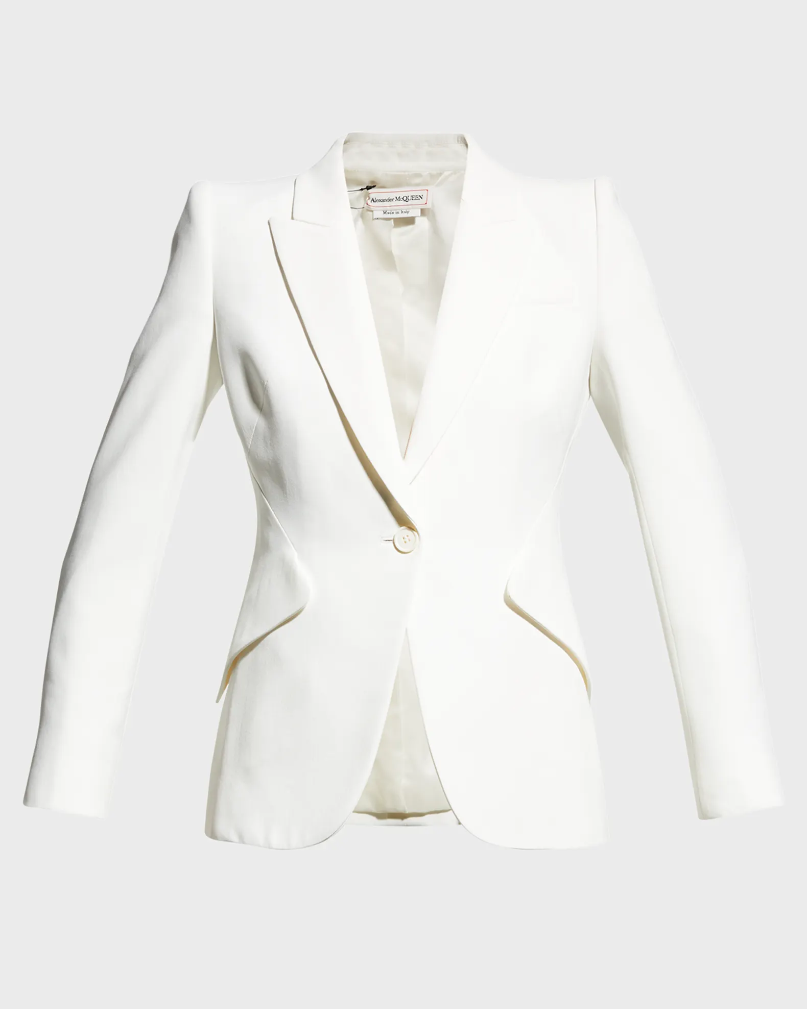 white Alexander McQueen blazer