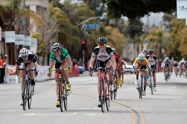 It was a close finish in the women