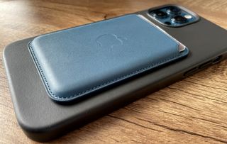 iPhone leather wallet