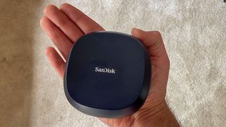 A SanDisk Desk Drive SSD 8TB