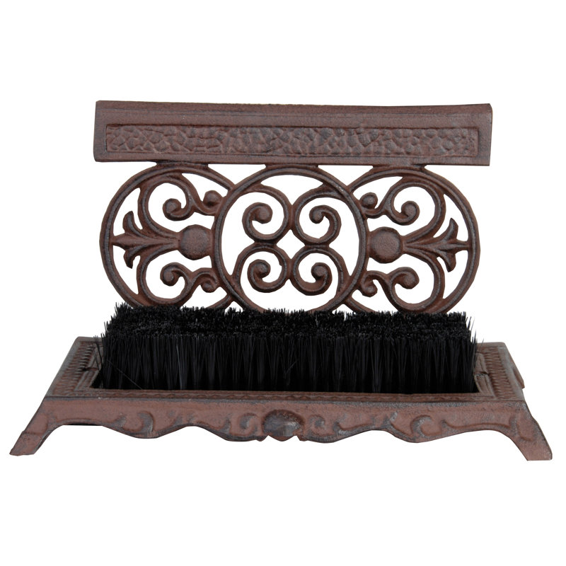 Brambly Cottage Cast Iron Shoe Scraper & Brush & Reviews | Wayfair.co.uk