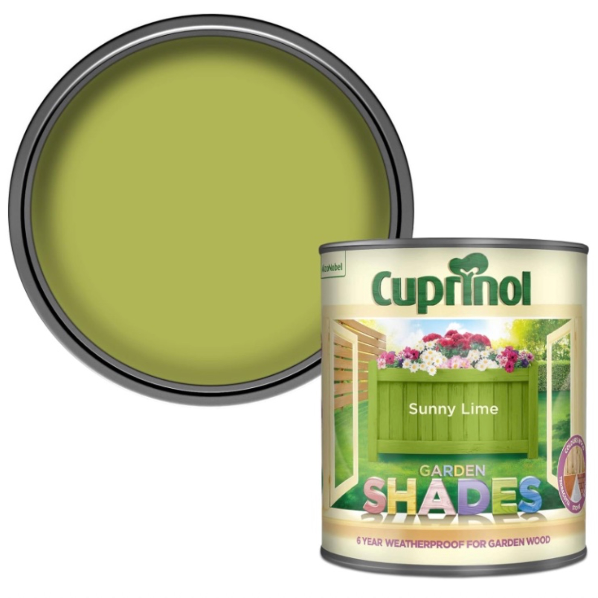 Cuprinol 1L Garden Shades Sunny Lime