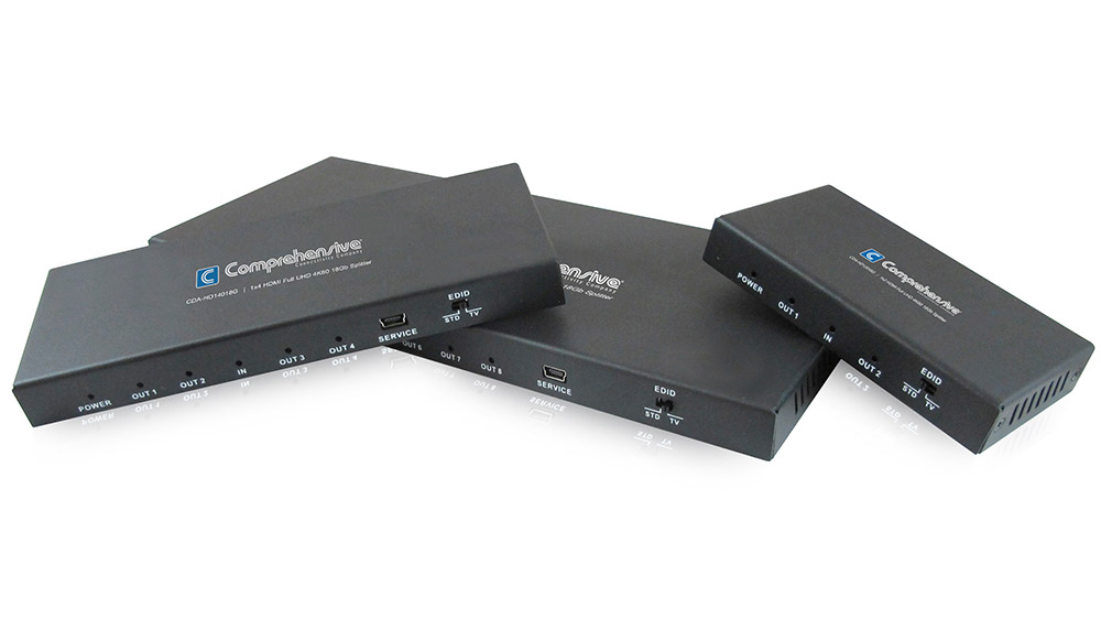 Comprehensive Launches 4K 18G HDMI Splitter Family