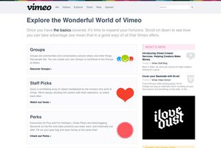 Vimeo is already a well respected outlet in the creative industry