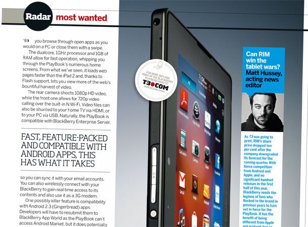 Issue 190: BlackBerry PlayBook exposed