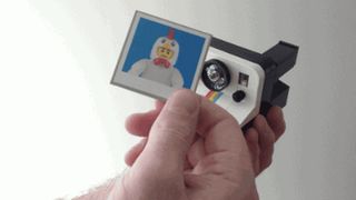 Chris McVeigh's impressive Lego polaroid camera even ejects a small photo!
