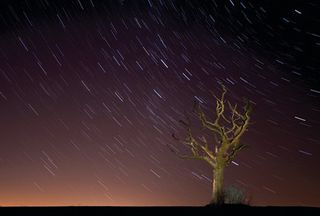 Learn how to create composite star trail photos in Photoshop