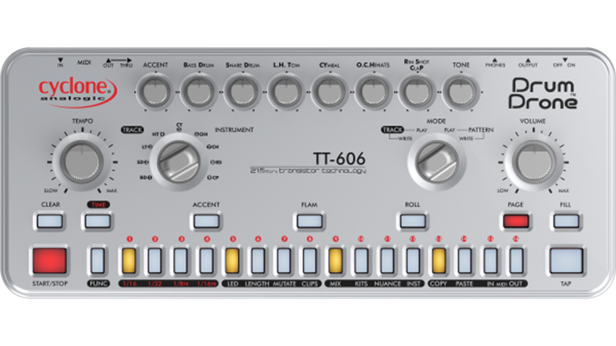 Cyclone Analogic revives Roland's TR-606 with the Drum Drone