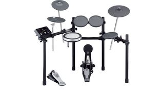 The DTX522 Kit includes three triple-zoned chokeable cymbal pads