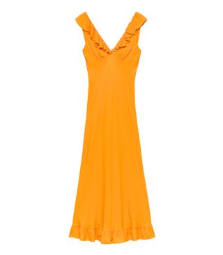 Arleen Dress -- Nasturtium Orange