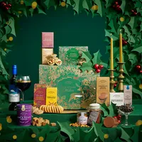 Cartwright &amp; Butler Mistletoe &amp; Wine Christmas Hamper, £85 | Moonpig