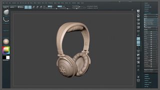 Finally, sculpt some decorations on the top and on the sides of your headphones to give them more style