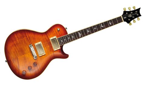 PRS's new SE certainly has an 'upmarket' vibe, with a flamed veneer maple top and a bound body