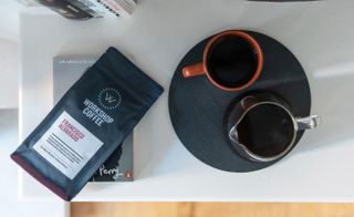 Workshop coffee black coffee in a mug