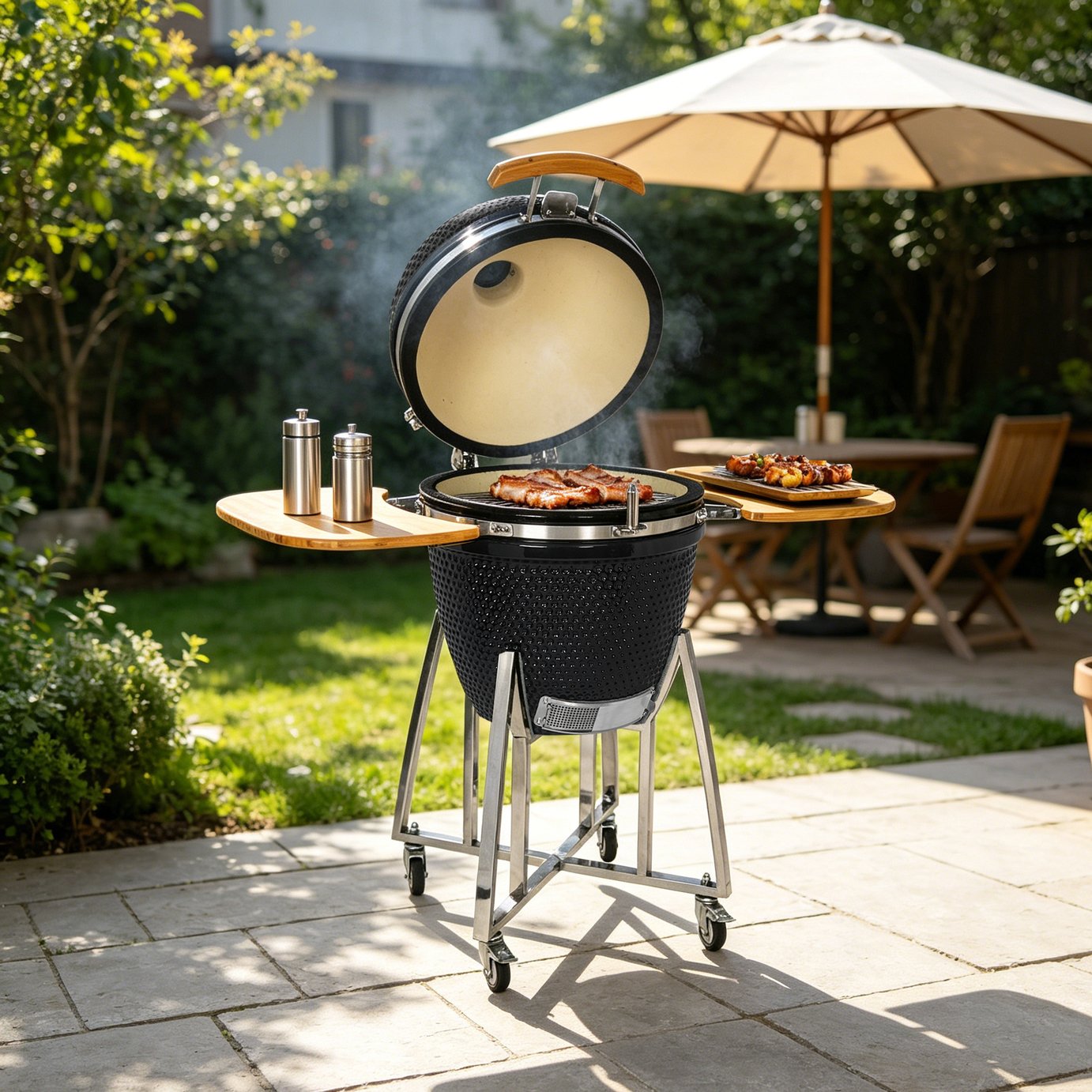 Habitat 54cm Kamado Charcoal Bbq