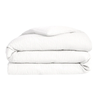 Brooklinen, Airweave Crinkle Cotton Duvet Cover