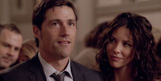 Matthew Fox and Evangeline Lily as Jack and Kate in Lost series finale