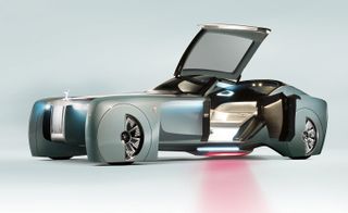 The car’s design includes a ’grand arrival’ sequence