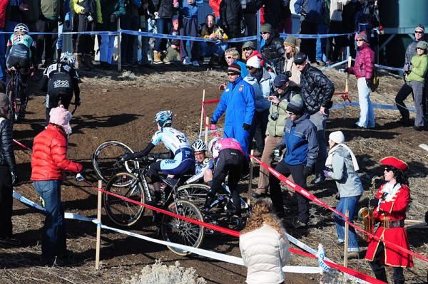 Riders frequently fell on this hill and created a log-jam.