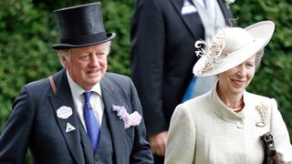 Andrew Parker Bowles and Princess Anne, Princess Royal attend day 1 of Royal Ascot