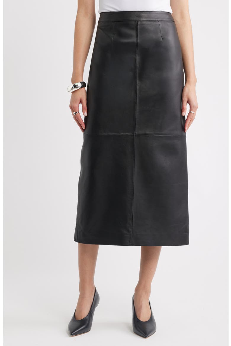 Leather Pencil Skirt