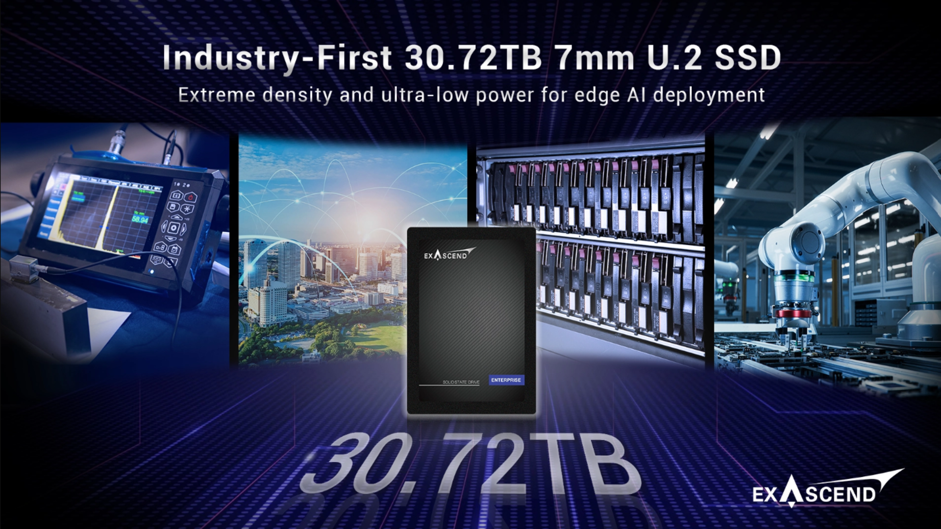 Exascend 30.72TB PE4 SSD