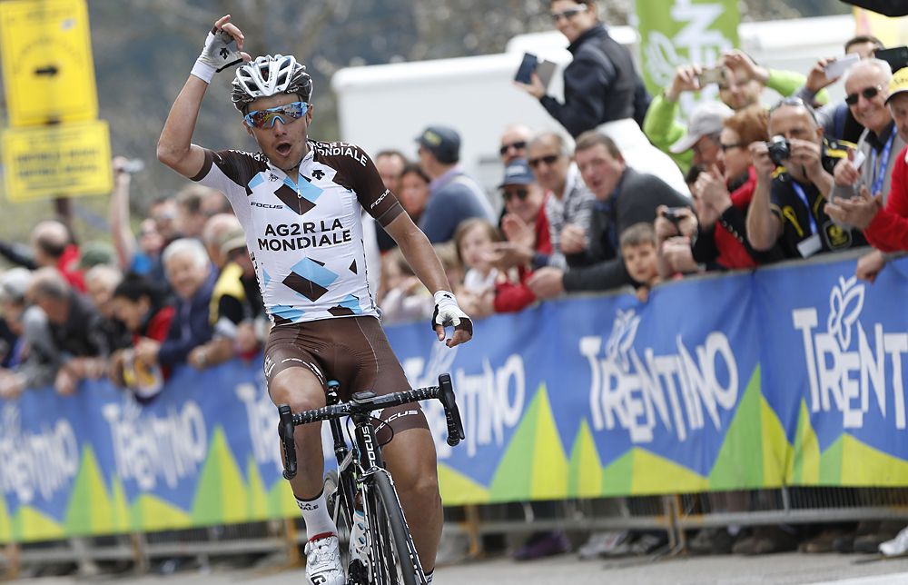 Domenico Pozzovivo (AG2R - La Mondiale) takes solo win