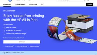 HP All-in-one website