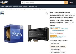 Intel Core i9 and Optane bundle