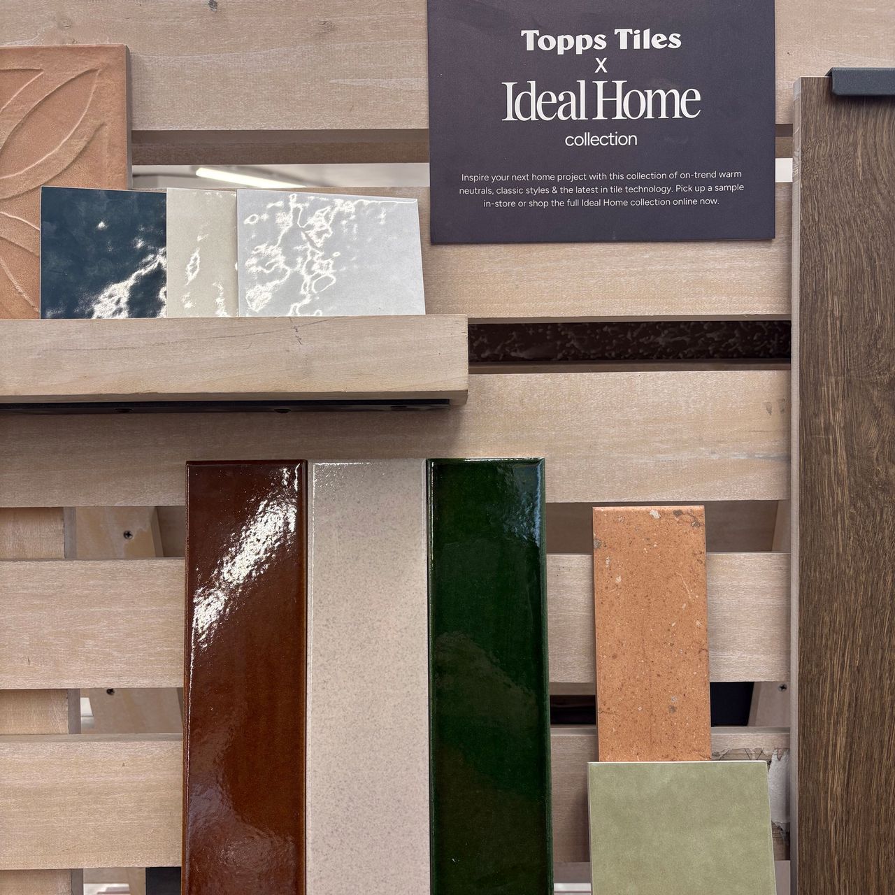 Ideal Home and Topps Tiles collection instore