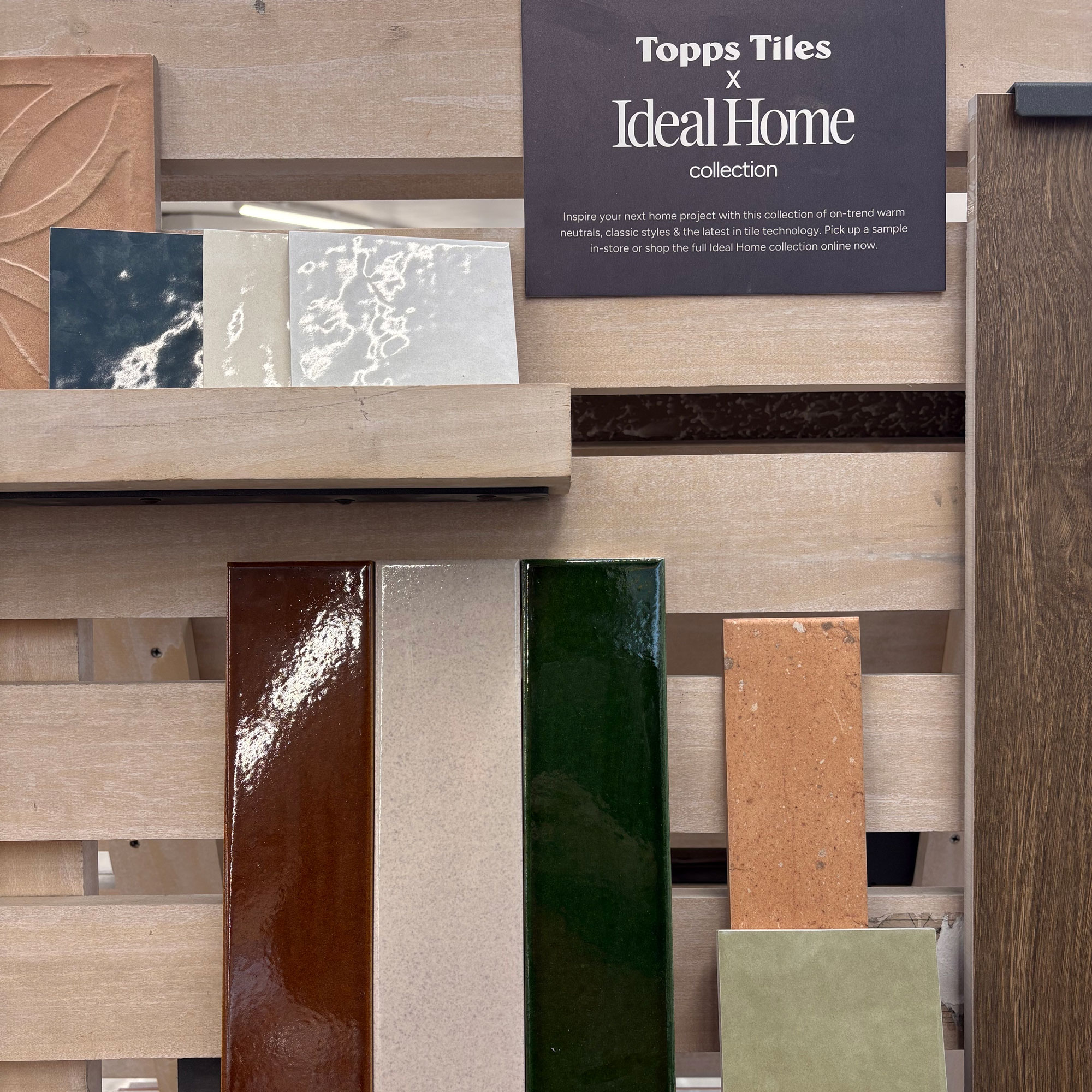 Ideal Home and Topps Tiles collection instore