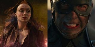 Dark Phoenix and Captain America from Avengers: Endgame