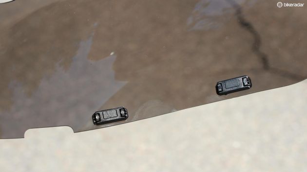 The Zeiss shield is held on with magnets