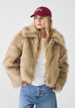 Faux Fur Wolf Jacket