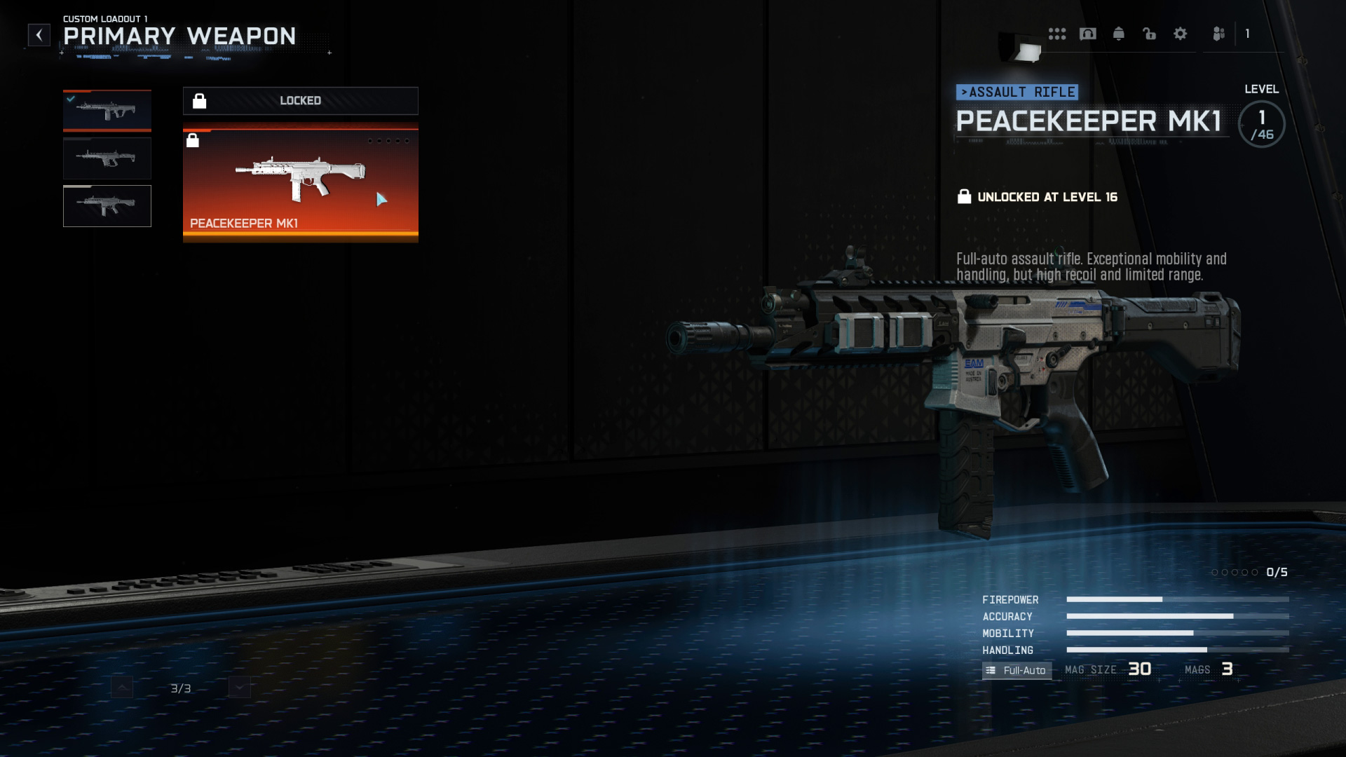 Black Ops 7 guns – Peacekeeper Mk1