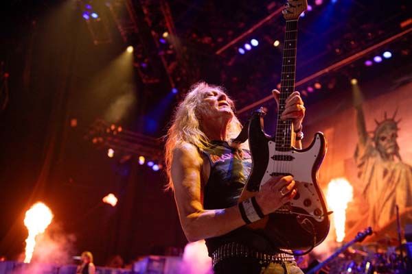 Iron Maiden onstage in San Diego