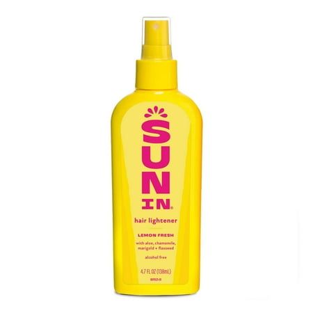 Sun in Hair Lightener Shine Enhancing Spray, Lemon, Unisex, 4.7 Oz