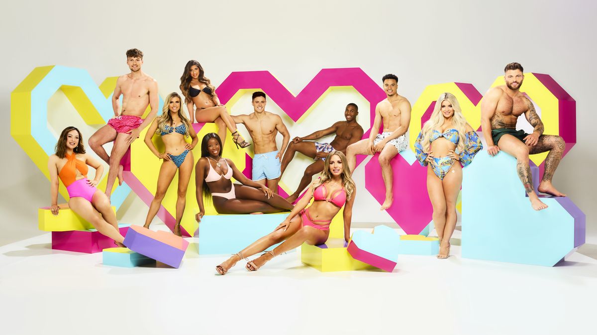 The Love Island Reunion - picture shows the first lot of islanders from Love Island 2021