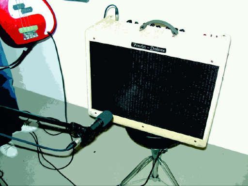 Try raising your amp off the ground to see what effect it has on your sound.