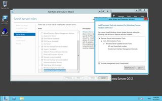 Add or remove a role and Windows Server handles adding and removing the features you need to run it