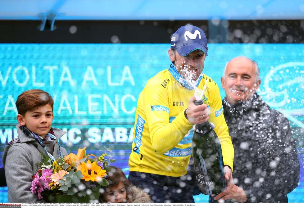 Alejandro Valverde (Movistar) wins the 2018 Volta a la Comunitat Valenciana