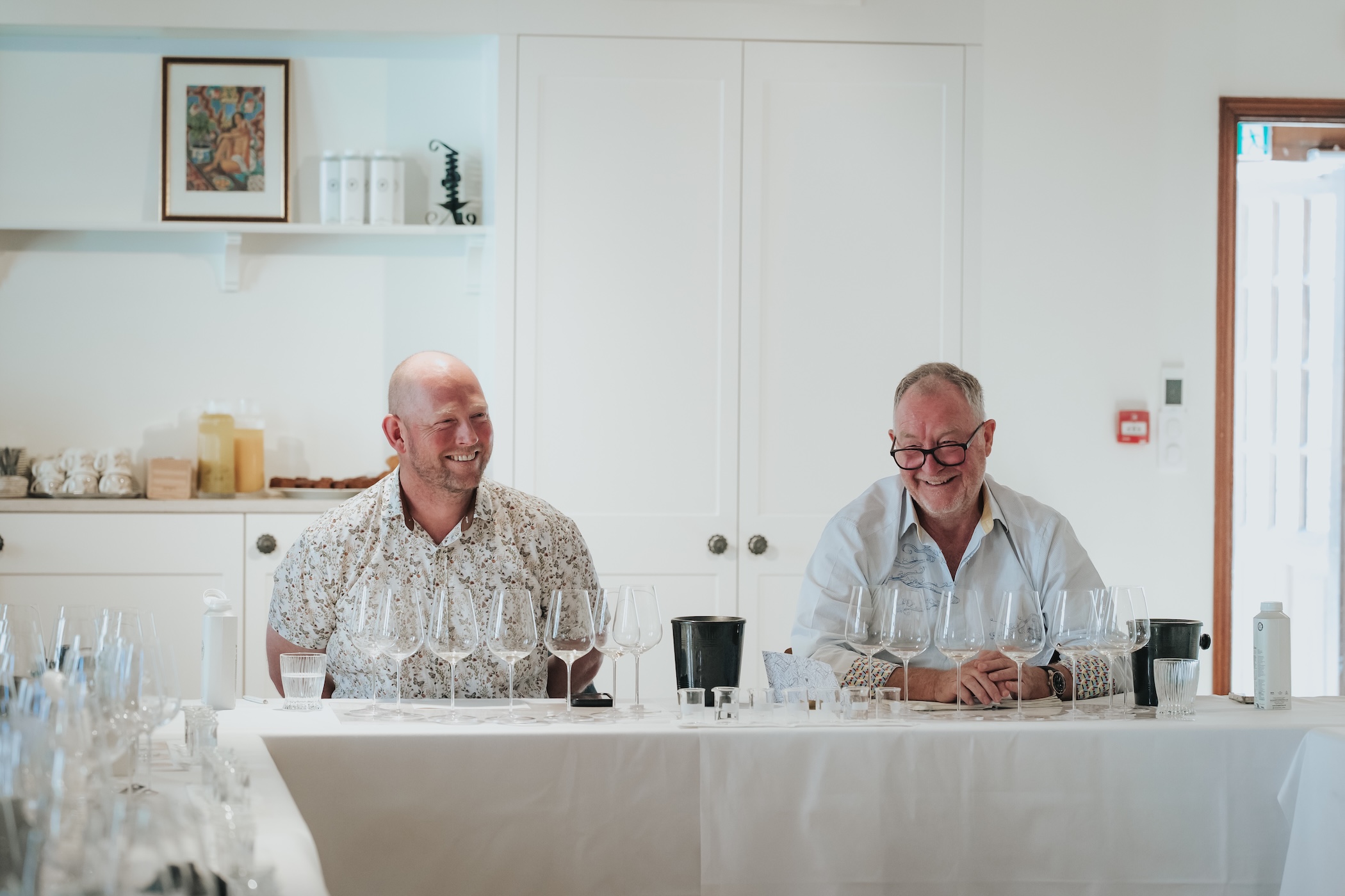 Steve Smith MW and winemaker Huw Kinch