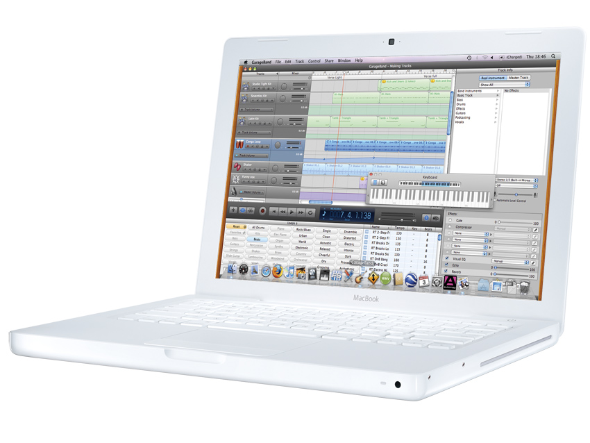 The current MacBook has been a big hit with music makers.