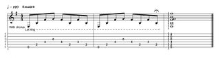 EXAMPLE 7: minor add 9 used by metallica and andy summers