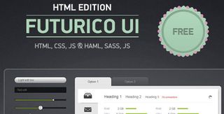 Best free UI kits: Futurico UI HTML Edition
