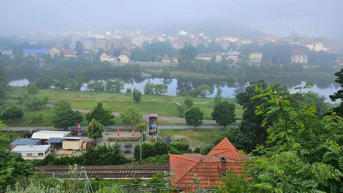 A foggy morning in Prague
